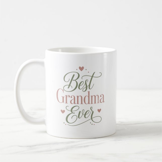 Beste Oma überhaupt Elegantes Geschenk Kaffeetasse (Links)