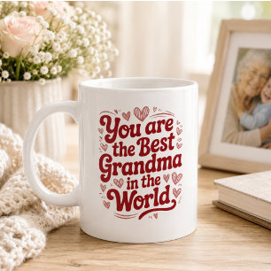 Beste Oma überhaupt   Foto Großelterntag Kaffeetasse