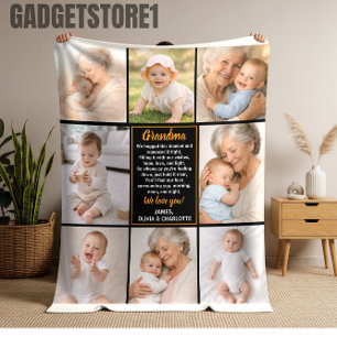 Beste Oma überhaupt Foto Personalisierte Großelt Fleecedecke