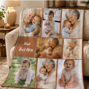 Beste Oma überhaupt Foto Personalisierte Großelt Fleecedecke