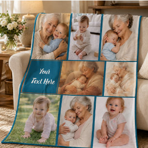 Beste Oma überhaupt Foto Personalisierte Großelt Fleecedecke