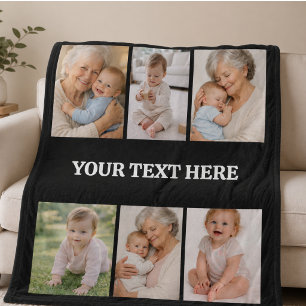 Beste Oma überhaupt Foto   Personalisierte Großelt Fleecedecke