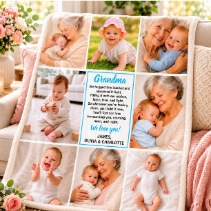 Beste Oma überhaupt Foto Personalisierte Großelt Fleecedecke