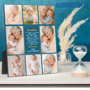 Beste Oma überhaupt Foto   Personalisierte Großelt Fotoplatte