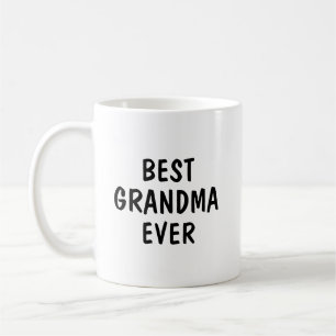 Beste Oma überhaupt Minimalistische Typografie-Ges Kaffeetasse