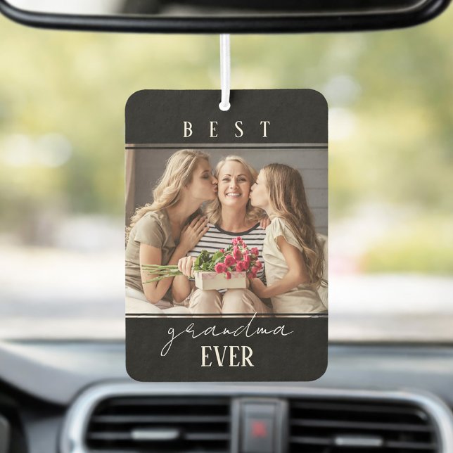 Beste Oma überhaupt Modern Autolufterfrischer (Best Grandma Ever Modern Air Freshener)