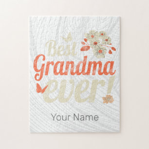 Beste Oma überhaupt Oma Vintage Großmutter Puzzle