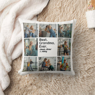 Beste Oma überhaupt Personalisierte Fotocollage Kissen
