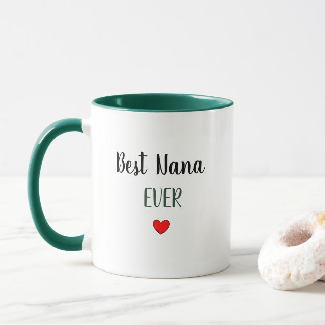 Beste Oma überhaupt personalisierte Kaffeetasse  (Mit Donut)