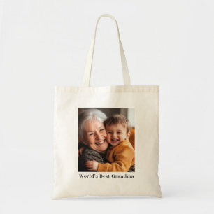 Beste Oma überhaupt Personalisiertes Design mit vo Tragetasche