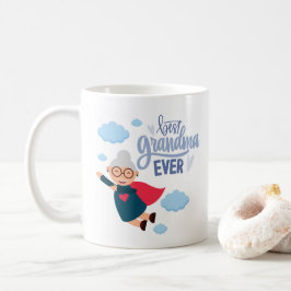 "Beste Oma überhaupt" Superheldin Oma Geschenk Kaffeetasse