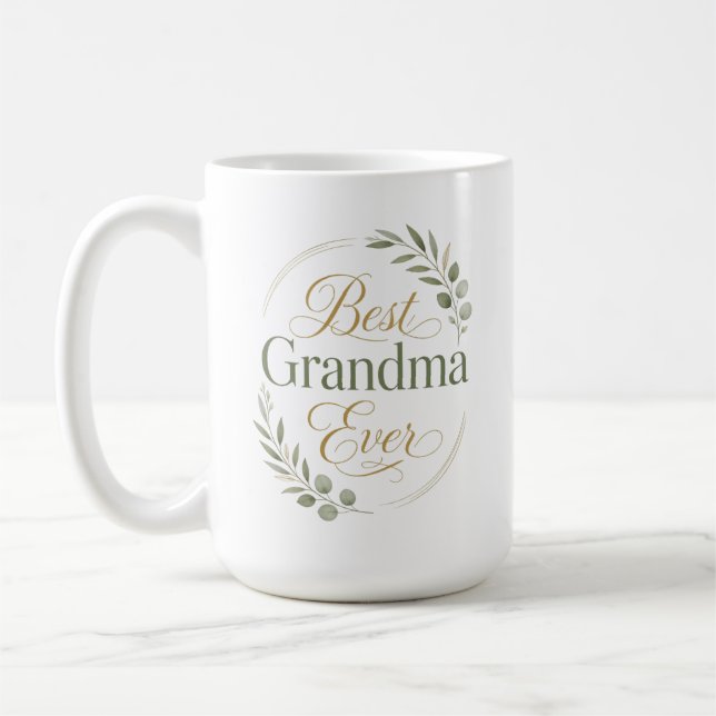 Beste Oma überhaupt zum Muttertag Kaffeetasse (Links)