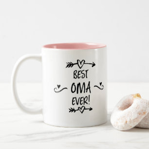 Beste Oma überhaupt Zweifarbige Tasse