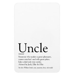 Beste Onkel Funcle Definition Spaß aller Zeiten Magnet