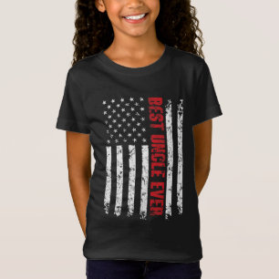 Beste Onkel je amerikanisches Flag Geschenk für On T-Shirt