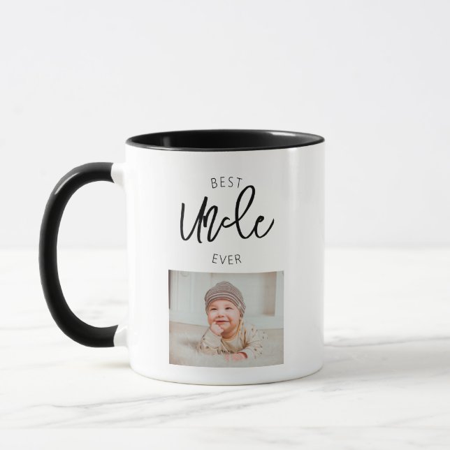 Beste Onkel je Foto Tasse Vatertag Geschenk (Links)