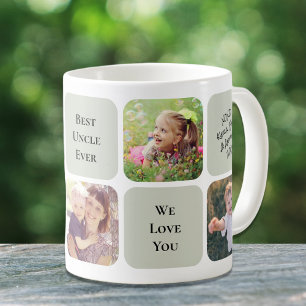 Beste Onkel-je-FotoCollage Kaffeetasse
