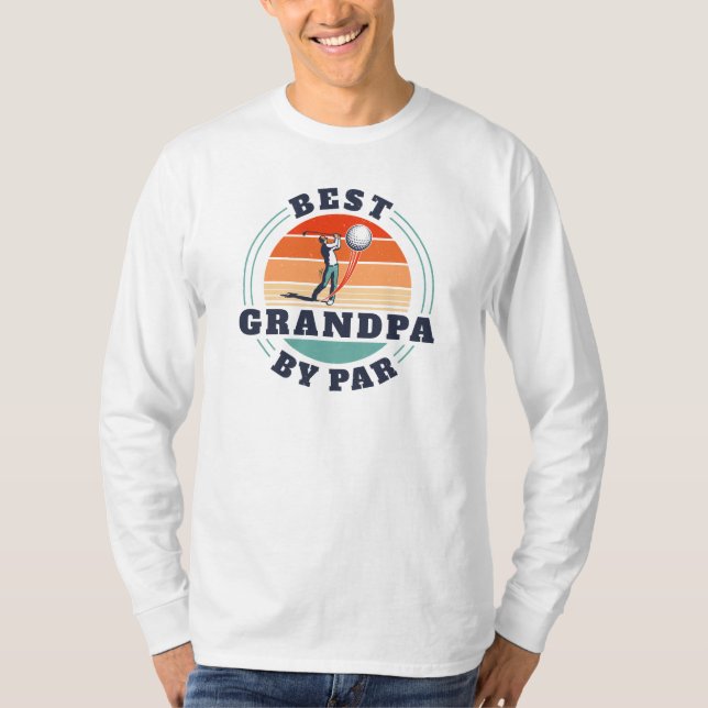 Beste Opa by Par Retro Golf Lover Sweatshirt (Vorderseite)