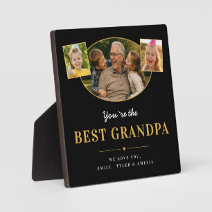 Beste-Opa-Foto-Erinnerung zum Vatertag Fotoplatte