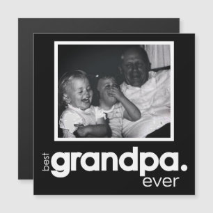 Beste Opa-Foto-Magnetkarte 5,25" Magnetkarte