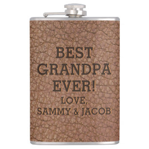 Beste Opa-Imitate mit edler Lederkörnigkeit Flachmann