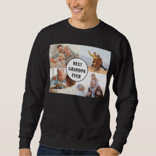 Beste Opa je 4 FotoCollage Erstellen Sie Ihre eige Sweatshirt