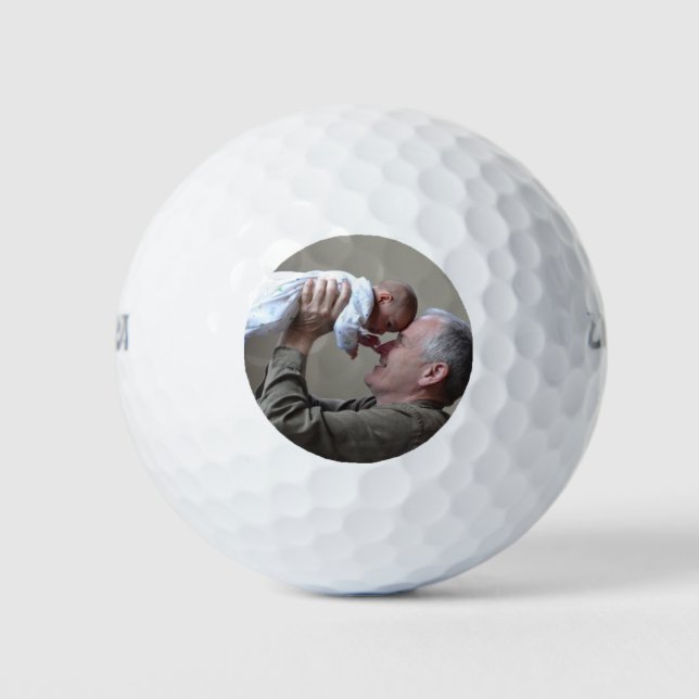 Beste Opa je benutzerdefiniertes Foto Erstellen Si Golfball (Vorderseite)