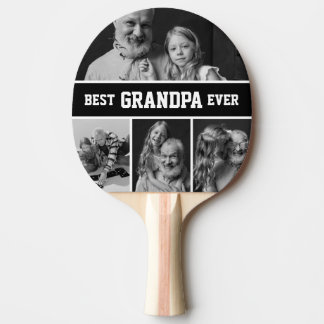 Beste Opa je Foto Großkinder Pong Paddel Tischtennis Schläger