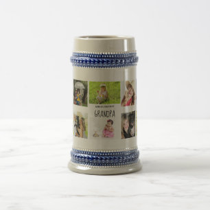 Beste Opa je FotoCollage Großkinder Tasse