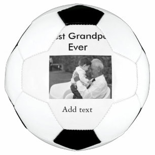 Beste Opa je fügen Fotoname klassisch elegant Fußball
