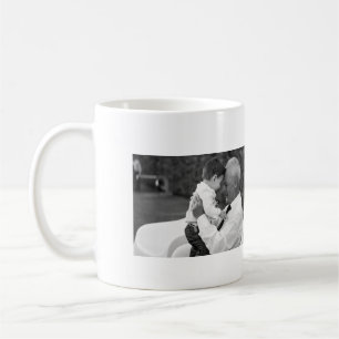 Beste Opa je fügen Fotoname klassisch elegant Kaffeetasse