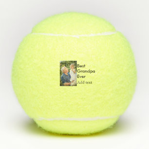 Beste Opa je fügen Fotoname klassisch elegant Tennisbälle