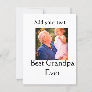 Beste Opa je Großvater Foto Geschenke tex Postkarte