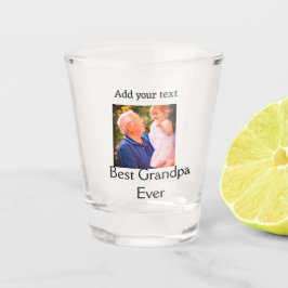 Beste Opa je Großvater Foto Geschenke tex Schnapsglas
