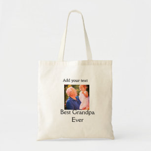 Beste Opa je Großvater Foto Geschenke tex Tragetasche
