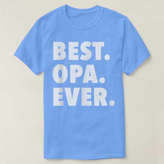 Beste Opa je Großvater T-Shirt (Design vorne)