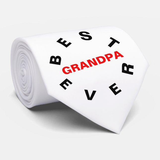 Beste Opa je Krawatte (Gerollt)