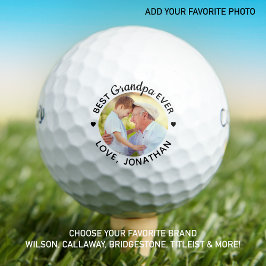 Beste Opa je kundenspezifisches Foto Personalisier Golfball