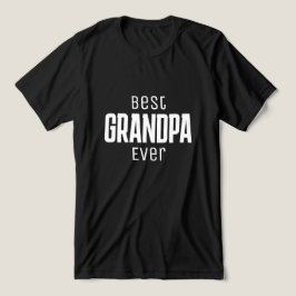 Beste Opa je Personalisiertes Skript Tri-Blend Shirt