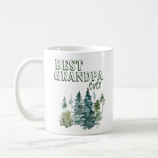 Beste Opa je rustikal Kaffeetasse (Links)