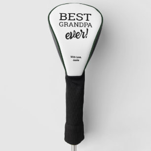 Beste Opa je Schwarz-weißer Kundenwunsch Golf Headcover