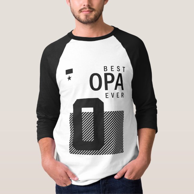 Beste Opa je T-Shirt (Vorderseite)