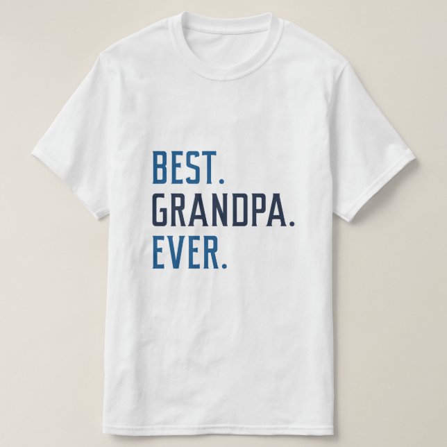 Beste Opa je T-Shirt (Design vorne)