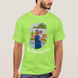 Beste Opa jemals hoch laden Ihr Foto T-Shirt