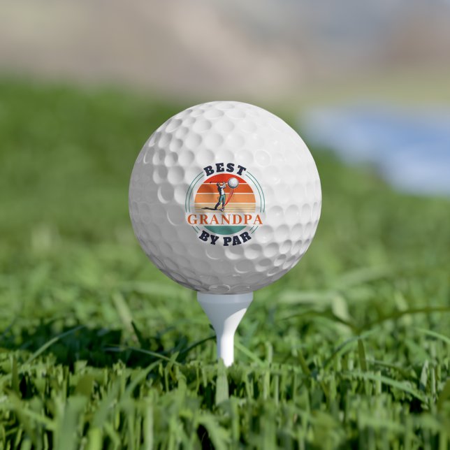 Beste Opa nach Par Custom Großvater Retro Golfball (Von Creator hochgeladen)