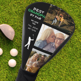 Beste Opa nach Par Foto Cool Golfer Vatertag Golf Headcover