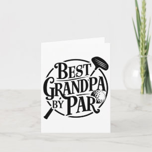 Beste Opa nach Par Vatertag Golf Lover Granda Karte