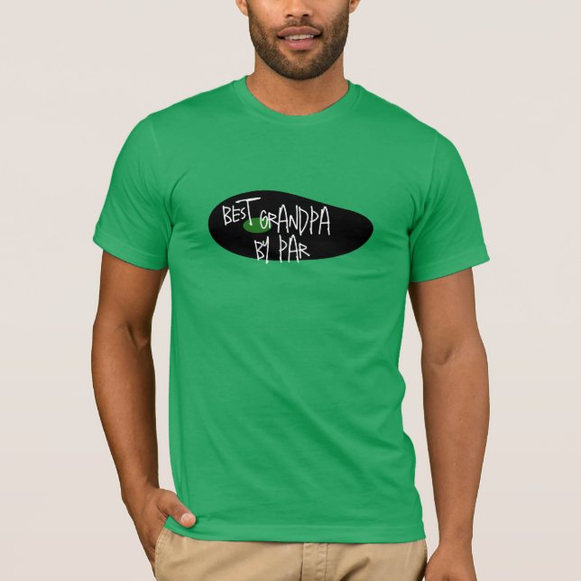 Beste Opa, Papa nach Maß Maßgeschneiderter Golfer  T-Shirt (Vorderseite)