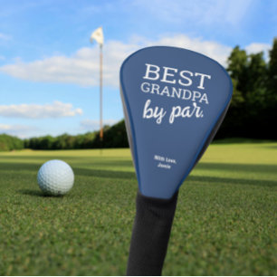 Beste Opa par Moderne Typografie Custom Blue Golf Headcover