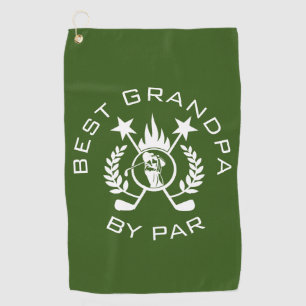 Beste Opa von Par Vaters Geschenk Golf Handtuch